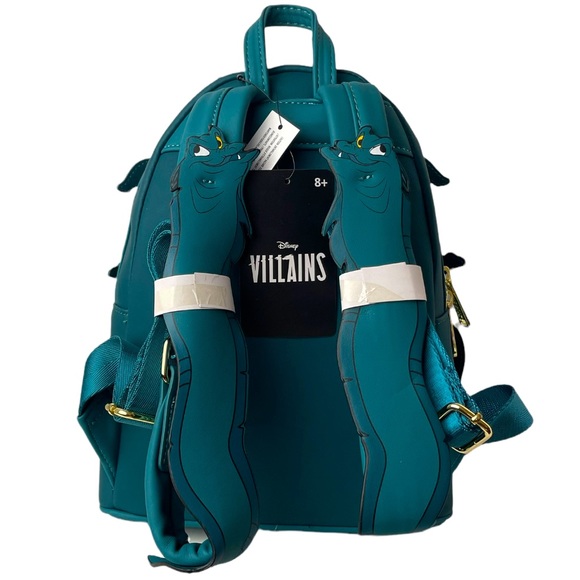 DISNEY VILLAINS SCENE URSULA CRYSTAL BALL Mini Backpack - Picture 2 of 6
